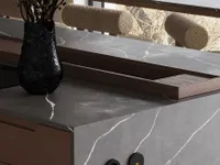 Кварцевый агломерат Grey Marquina